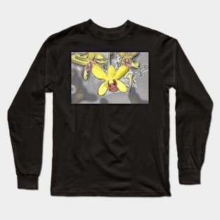 Oil Slicked Orchids Long Sleeve T-Shirt